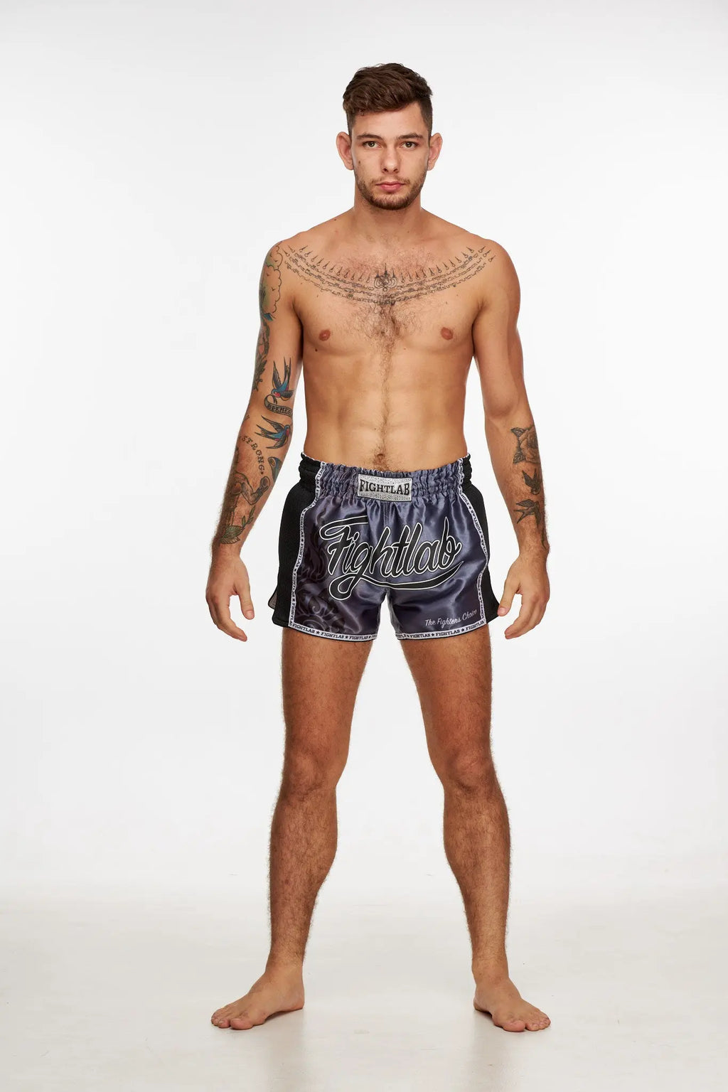 Fightlab Ashen Thai Boxing Shorts Fightlab